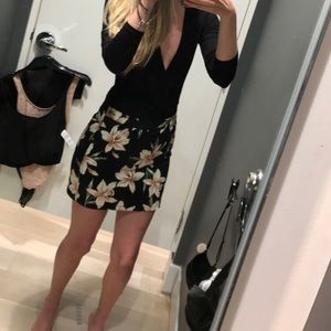 Forever 21 Floral Mini Skirt - Size Small